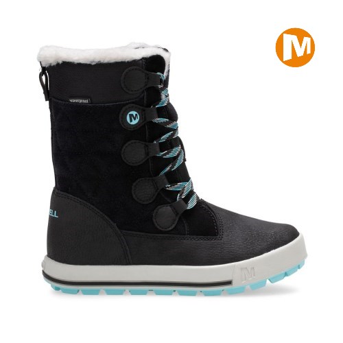 Merrell Heidi Waterproof Winterstiefel Kinder Schwarz [DE-HYSCW]